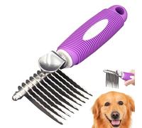 Dog Hair Brush Shedding | Dematting Comb Shedding Brush | Pet Grooming Brrush Metal Comb | Cat Brushs Dogs Hair Brushs | Pet Hairs Removal Tool | Dog Undercoat Brrush Tool For Dogs Desheddi