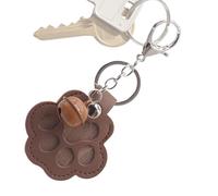 Dog Hair Collector Key Chain, Memorial Storage Pendant, Bell Charm Accessory, Sentimental Keepsake Holder, Pet Loss Memento, Ideal for Girls, Boys, Men, Animal Lovers, Travel, Luggage, Rearview
