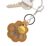 Dog Hair Collector Key Chain, Memorial Storage Pendant, Bell Charm Accessory, Sentimental Keepsake Holder, Pet Loss Memento, Ideal for Girls, Boys, Men, Animal Lovers, Travel, Luggage, Rearview