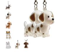 Dog Hair Collector Keychain, Charm Memorial Storage Box, Pet Hair Memorial Keepsake for Pet Owners Gift, Dog Memory Capsule (C,1)