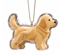 Dog Hair Collector Keychain Charm Memorial Storage Box, Pets Fur Keepsake Keyring For Collecting Hair(D)