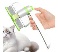 Dog Hair Comb, Cat Brush For Fine Hair, Rotation Design Cat Grooming Brush, Shedding Brush For Cats, Dematting Comb For Cats, Cat Brush For Long Haired Cats, Cat Brush For Short Haired Cats, Small Pet