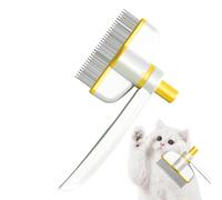 Dog Hair Comb, Cat Brush For Fine Hair, Rotation Design Cat Grooming Brush, Shedding Brush For Cats, Dematting Comb For Cats, Cat Brush For Long Haired Cats, Cat Brush For Short Haired Cats, Small Pet
