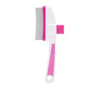Dog Hair Remover, Grooming Brush, Action Design Ergonomic Handle Stainless Steel Non-Slip Grip Easy Cleanup, Hair Remover for Long & Short Haired Dogs Cats 7.87x2.83x0.59inches