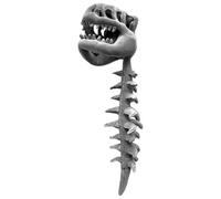 Dog Halloween Costume - Plush PP Cotton | Dinosaur Skeleton Dress Up