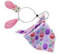 Dog Handkerchief Bib, Bandana, Easter Dog Scarf, Breathable Pet Bandana, Dog Dress Up Tool, Puppy Bandana Scarf, Bandana Scarf for Easter Dress Up for Small and Medium Sized Dogs