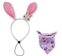 Dog Handkerchief Bib, Easter Dog Bandana, Dog Scarf Accessories, Adjustable Dog Bandana, Dog Scarf for Puppies, Bandana for Small Dogs, Easter Dog Accessories, Adjustable Dog Bib for Puppy