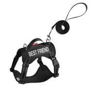 Dog Harness - Cat Harness Set | Dog Grooming Hammock Harness, Escape Proof Soft Adjustable Vest Harnesses, Anti-Escape Reflective Strip Training Collar Soft Pet Supplies For Large Medium Travel