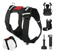 Dog Harness, Soft Adjustable Pet Vest with Chest and Back Support, Small Animal Harness with Mounting Base, Perfect For Daily Walks, Training, Travel, and Outdoor Adventures, 7.09x7.09 In