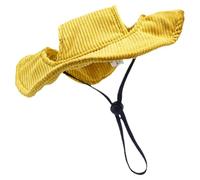 Dog Hat, Fisherman Cap, Outdoor Sport Headwear with ear Holes, Adjustable Wide Brim Sun Protection, Comfortable Fit for Walking Hiking Beach Pet Events