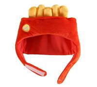 Dog Hat, Pet Costume, Hamburger Headgear, Funny Dress-Up Accessory, Cute Photo Prop for Puppies, Kittens, Pets, Fancy Dress Headwear, 5.51x5.91x1.57 Inches