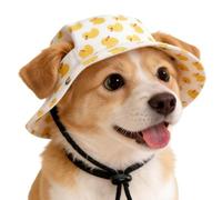 Dog Hat - Sun Visor Bucket Cap | Adjustable Ear Holes | Polyester Pet Sombr