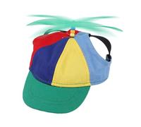 Dog Hat With Propeller - Dog Sun Hat, Rainbow Color Pet Headwear, With Detachable Propeller | Supporting Shade And Style For Small Breed Dogs And Cats During Photo Session Summer Party Park Yard |