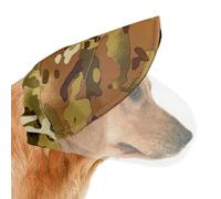 Dog Head Cover - Polyester 11.81 Inch Adjustable Pet Face Wrap, Lightweight Doggy Head Hood | Breathable Puppy Protection Accessory For Small Medium Large Dogs Walking Hiking Camping Garden