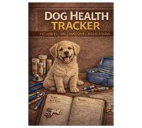 Dog Health Tracker: Daily Health, Vet Visits, Medications & Wellness Log for Dogs