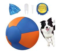 Dog Herding Ball - Smooth Outer Shell, Balanced Internal Weight, Vibrant Color Selection, Rigid Material Core | Active Canine Behavioral Practice Stimulation Activity Sphere For Patio Courtyard