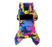 Dog Hoodie Camouflage | 4 Legged Cotton Cold Weather Clothing | Soft Warm Puppy Clothes for Autumn/Winter/Outdoor Activities | Cozy Pet Apparel (XL)