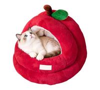 Dog House - Cojín para mascotas lavable | No Slip Washable Round Soft Plush | Soft Plush Semi-enclosed Pet Sleeping Nest | Warm House Bed For Dog | Cat Cave Bed For Small Medium