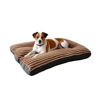 dog house, Colchoneta de pana for perros grandes, ideal for perros medianos y grandes. Cama extragrande for mascotas. Sofá acolchado grueso, extraíble y lavable. ,for Indoor(BROWN,XXL 98x68x7cm)