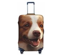 Dog in The Sun - Funda elástica para equipaje de viaje, protector de maleta, impresión antiarañazos, Black, XL