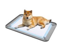 Dog Indoor Potty - Puppy Pee Pad Holder Tray, Spillproof Leak Proof Non Slip Silicone Potty Trainer for Dogs | Indoor Floor Protector for Home Apartment Bedroom Living Room Use