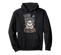 Dog is Friendly i Am Not Dog Mom Dog Lover Animal Lover Sudadera con Capucha