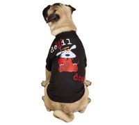 Dog Is Good Camiseta de Perro Devil para Mascotas, Grande, Color Negro