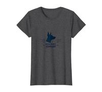 Dog Is My Copilot - Aventura de Viaje para Amantes de Las Mascotas Camiseta, Mujer, Jaspeado Oscuro, L