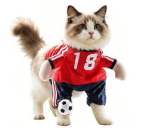 Dog Jersey Soccer Sportswear | Dog Soccer Jersey, Small Animal Size with Athletic Mesh, Lightweight Polyester Fabric, Comfortable Active Apparel, For Puppy Kitten Birthday