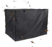 Dog Kennel Cover,Silver Coated Private Cloth Crate Covers - Air Circulation and Comfort Waterproof Kennel Cover with Double Door, Anti-UV Crate Supplies with Ventilation Window For Outdoor, Indoor