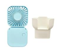 Dog Kennel Fan - Quiet Portable Cooling, 3-Speed Airflow Circulation | with Silent Motor, Battery Operated, Compact Pet Ventilator, Bird Cage Cooler for Summer Heat Relief, Indoor Outdoor Travel