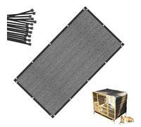 Dog Kennel Shade - Large Mesh Portable Screen Cover for Outdoor Crates and Enclosures | Breathable Sun Block with Protection Panel, Yard Patio Lawn for Farm Porch Coop Stable Use, 182.88x91.4cm
