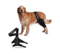 Dog Knee Brace for Torn ACL, Hip Dysplasia, Arthritis Pain Relief, Osteoarthritis, and Ligament Injuries, Adjustable Neoprene Support for Front or Hin