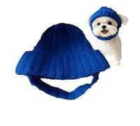Dog Knit Hat - Windproof Stretchy Pet Beanie, Winter Knitted Hat, Headwear Feature, Comfortable Soft Fit for Cold Weather, Holiday, Thanksgiving, Travel, Walking, Family, Party