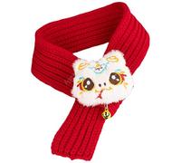 Dog Knitted Scarf, Red Cat Bandana, Pet Scarf Snakehead Design, Dog Bandanas for Winter, Fall and Winter Pet Accessories, Knitted Dog Scarf for Winter, Bandana Scarf for Small Dogs, Cat Bandana Red Sc