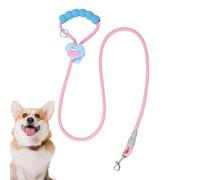 Dog Lead, Colorful Cord, Ergonomic Handle, 57.09x0.39in Pet Supplies, Sausage Mouth Decoration, Puppy Cat Leash, Adjustable Pet Rope for Training Accessory, Outdoor Walking Tool