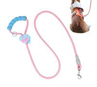 Dog Lead | Colorful Dog Cord with Ergonomic Handle | Pet Leash with Sausage Mouth Decoration, Comfortable Leash for Dogs, Puppies, and Cats, Durable Pet Supplies for Walking & Training
