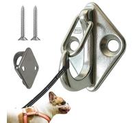 Dog Lead Hook Organizer Rack, Stainless Steel Rustproof Wall Mount Holder, for Pet Leash Storage Use, Entryway Home Garage Installation, Indoor Dog Lead Apartment Use
