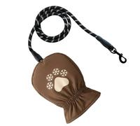 Dog Lead with Glove 22cm/8.66 Inches | Waterproof Hand Warmer with Strap | Dog Lead - For Pet Owners Puppy Outdoor Winter Cold Weather Snow