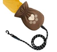 Dog Lead with Glove | Impermeable a mano con correa, Dog Lead for Winter Outdoor Cold Weather Puppy Pet Owners and Lovers Use, Handy Piece for Daily Walking and