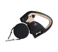 Dog Lead with Light- Doble extremo para mascotas para caminar y hacer senderismo | Durable Night Safety Dog Lead for Travel and Outdoor, correa reflectante y resistente