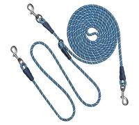 Dog Leads For Yard | 6 Meters Reflective Pet Walking Rope | Dog Line For Outside | Ideal For Two Pets, Training, Walking, Playing, Camping, Outdoor, Garden, Yard
