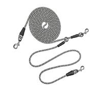 Dog Leads For Yard | 6 Meters Reflective Pet Walking Rope | Dog Line For Outside | Ideal For Two Pets, Training, Walking, Playing, Camping, Outdoor, Garden, Yard