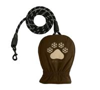 Dog Leads, Thermal Gloves with Integrated Pet Leading Rope, Winter Walking Leash for Dogs, Soft Insulated Dog Walking Rope Accessory, for Running Hiking Outdoor Travel Daily Urban Commuting Winter