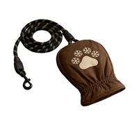 Dog Leads - Warm Gloves Pet Leading Rope, Winter Dog Walking with Hand Warming Gloves, Cold Weather Control Design, Pet Accessory for Running, Hiking, Travel, Commuting