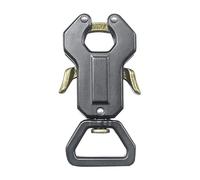 Dog Leash Clasp, Secure Lock Mechanism, Zinc Alloy Leash Locking Clips Strong Hold, Pet Puppy Collar Accessory with Quick Release Buckle for Daily Training, Outdoor Hiking Camping
