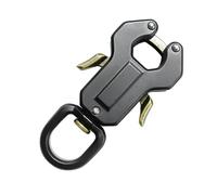 Dog Leash Clasp, Zinc Alloy Puppy Leash Locking Clips, Quick Release Chain Buckle Collar Harness, Pet Accessory for Daily Walks Training Outdoor Hiking Camping, 8.1x3.5x0.8cm