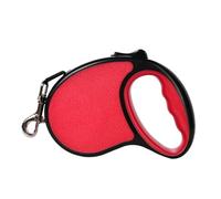 Dog Leash, Correa retráctil for Perros de 3/5 Metros, con Cuerda de tracción y extensión automática. Ideal for Perros pequeños, Grandes, Pugs y Chihuahuas.,Hands Free(Red 4K 3.5X 90X,5M)