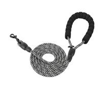 Dog Leash for Medium and Small Dogs - Comfortable Handle for Leisurely Walks (Gray)