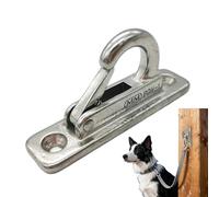 Dog Leash Holder for Wall - 7 x 1,75 cm Mounted Pet Lead Hook, Metal Organizer | Space-Saving Entryway Accessory for Apartment, Backyard Fence, Grooming Area, Interior Living Room, Puppy Gear